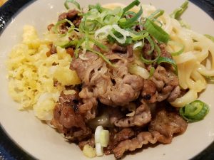 牛焼きしゃぶぶっかけうどん