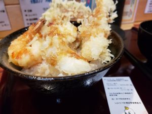 エビルスで海鮮天丼