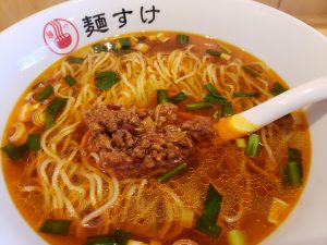 中華そば麺すけの台湾ラーメン辛さ倍