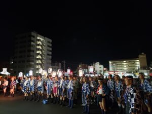 令和元年飯塚山笠スタートお汐取りに出発