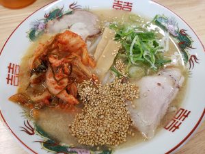 天天,有でキムチラーメンニラ付き