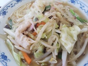 青果市場にあるみどりやでチャンポン