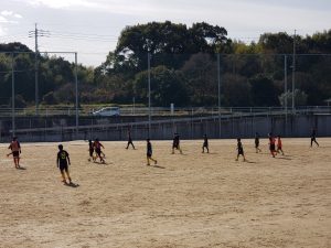 鎮西少年サッカークラブ初蹴り