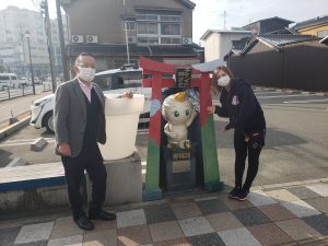 RKBラジオのスナッピーからチャンスの神様神社についてのインタビューだよ😉