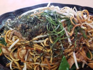 想夫恋で青しそ焼きそば
