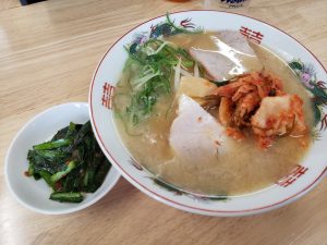 天天ﾉ有で久しぶりにキムチラーメン+辛ニラ