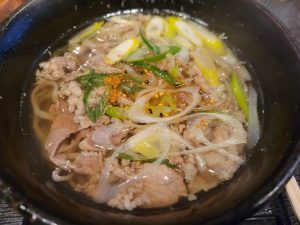 蕎麦処にい島で肉そば