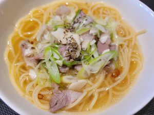 有門亭でスープパスタ🍝