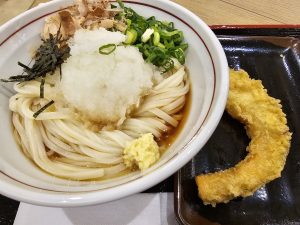 夢タウンの能古うどんでおろしぶっかけうどん🍜